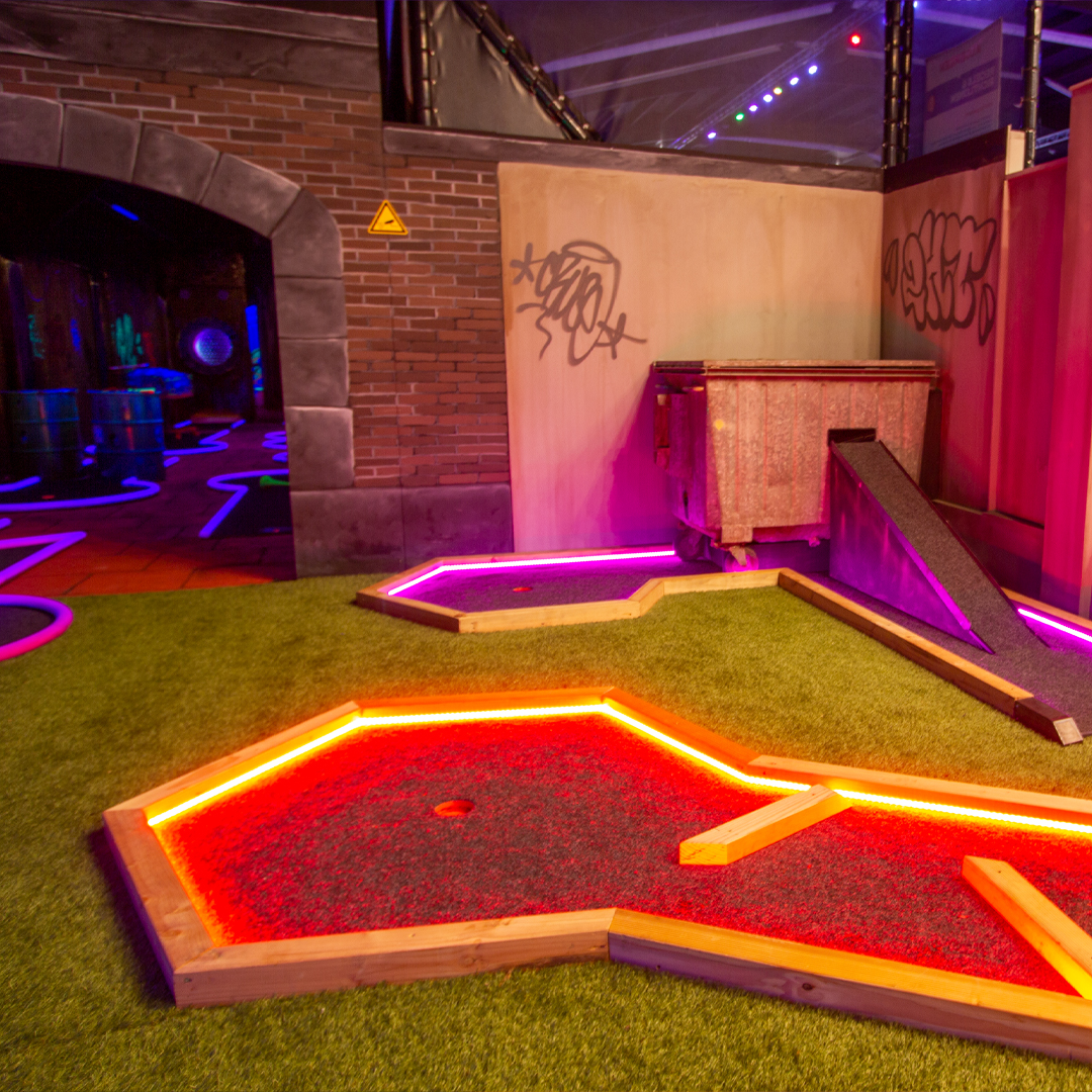 Kinderfeestjes Arrangementen Glow Mini Golf Haarlem